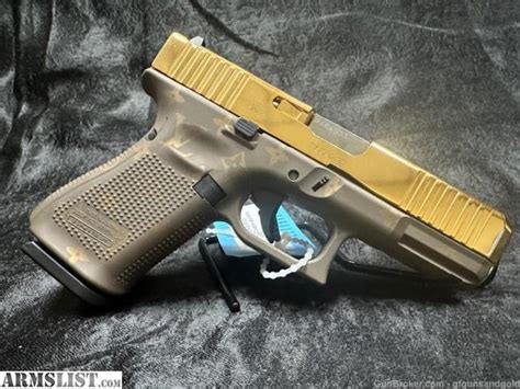 NEW CUSTOM 24KT GOLD GLOCK 19 GEN5 LOUIS 